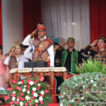 Khasanah Budaya Warnai Upacara Penurunan Bendera HUT ke-81 RI Tingkat Provinsi NTT.