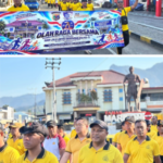 Semangat Kebersamaan di HUT Lalu Lintas Bhayangkara ke-71: Polres Ende & Brimob Bergerak Bersama, Kokohkan Sinergi.
