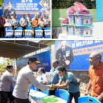 Bukti Nyata Kepedulian, Kapolda NTT Salurkan Bansos dan Air Bersih Bagi Warga Belo.