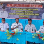 Peletakan Batu Pertama: Kampung Nelayan Merah Putih Hadir di Lewolabo, Gerbang Ekonomi Baru bagi Nelayan Sikka.