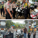 Jaga Wibawa Polri, Polres Ende Gelar Pemeriksaan Disiplin Berkendara Internal Dukung Operasi Patuh Turangga.