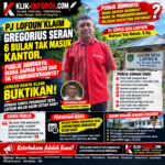 PJ LOFOUN KLAIM GREGORIUS SERAN 6 BULAN TAK MASUK KANTOR, PUBLIK BERTANYA: MANA DAFTAR HADIR DAN SK PEMBERHENTIANNYA?